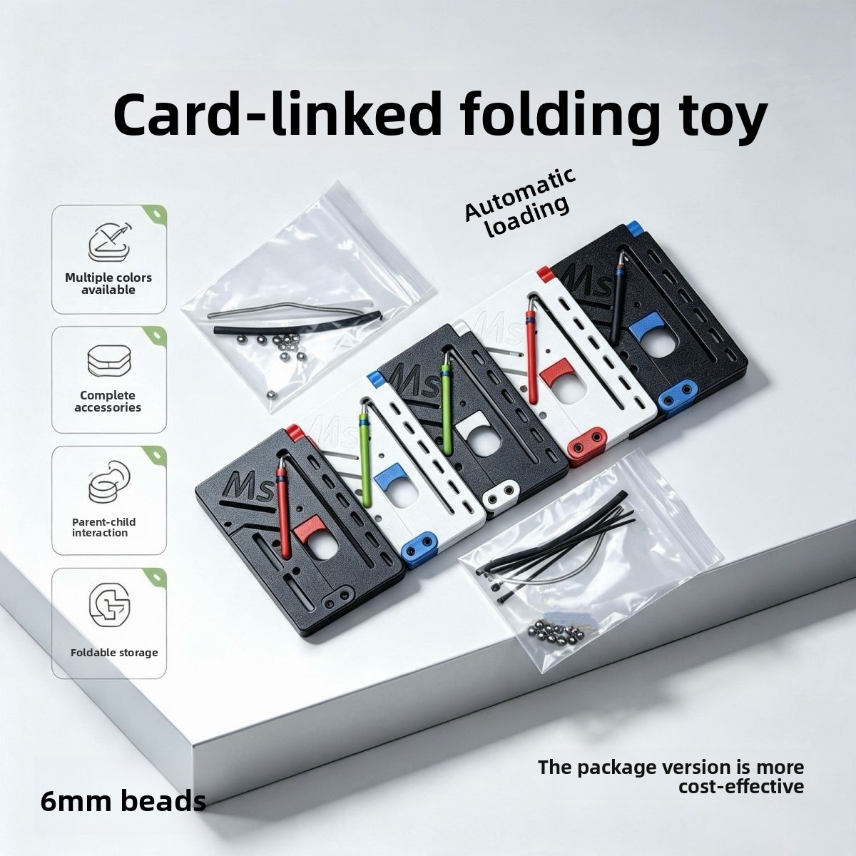 Cosplay Fireball Prop - Card Slingshot Folding Launch Toy Press