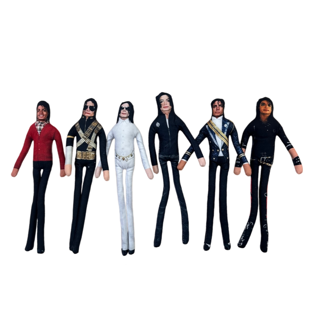 Prop Para Cosplay - 1-6pcs Michael Jackson Cosplay Prop Doll