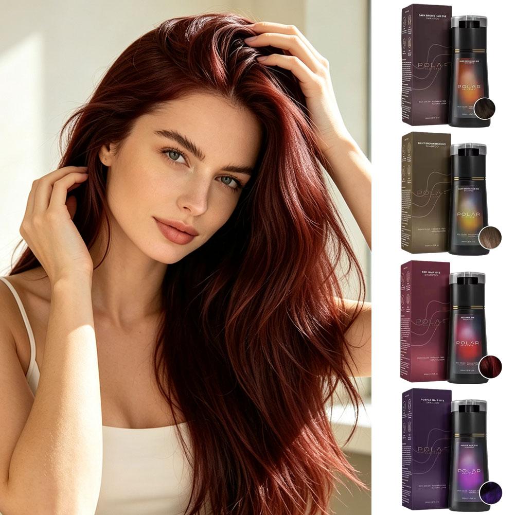 3 In 1 Herbal Hair Dye Shampoo - đánh giá và giá Hair Spray Color