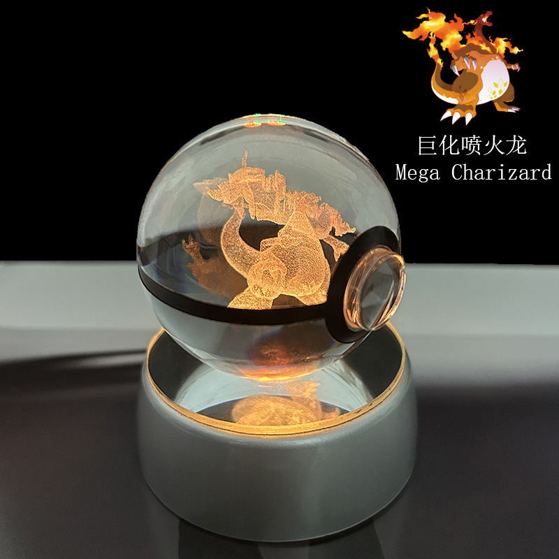 Pokemon Crystal Poké Ball 3D E - đánh giá và giá Cosplay Fireball Prop