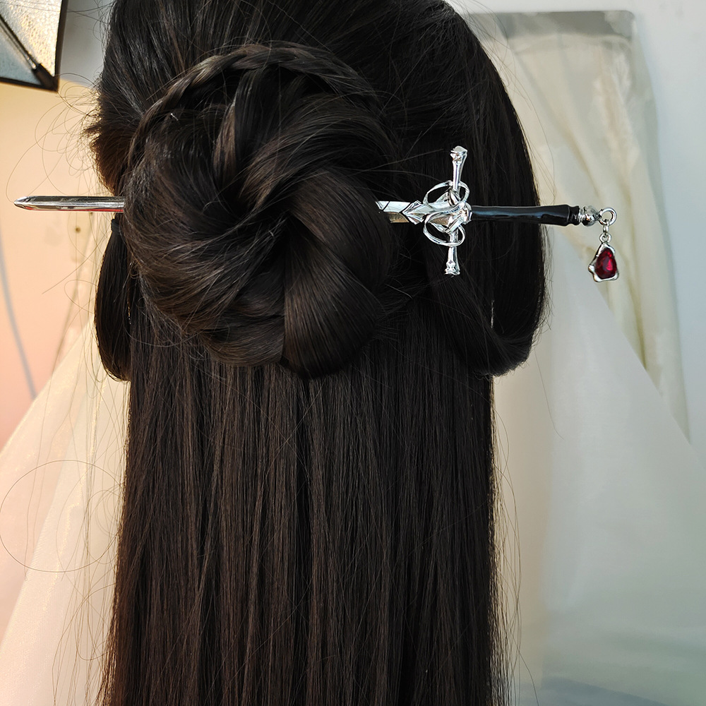 Chinese Sword Shaped Hair Stic - đánh giá và giá Cosplay Prop Dagger