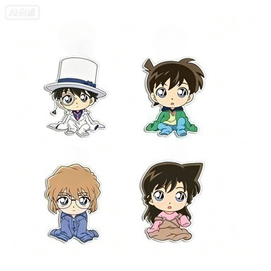 Detective Conan anime pin broo - đánh giá và giá Acrylic Cosplay Prop
