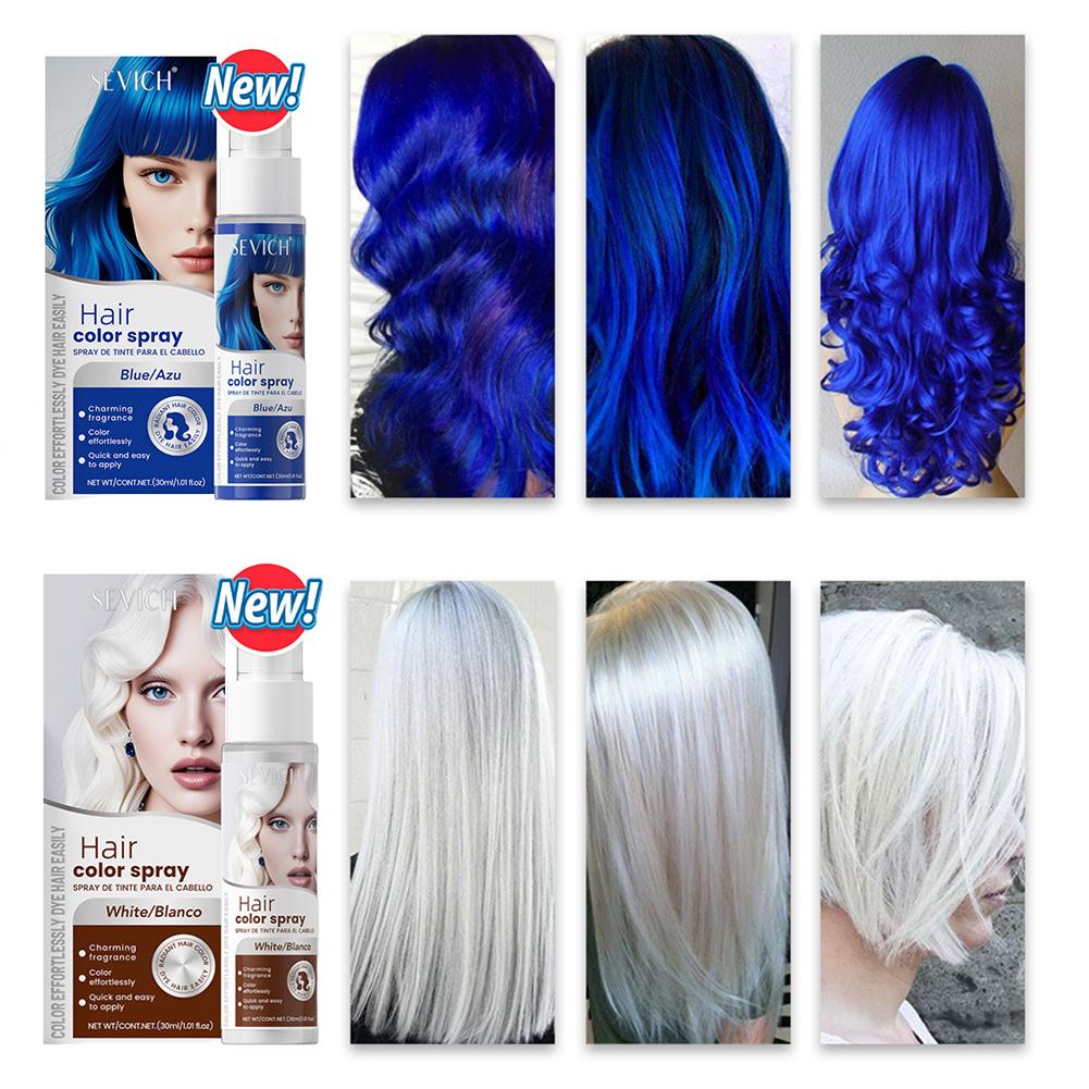 8 Colors Hair Color Spray Disp - đánh giá và giá Hair Spray Color