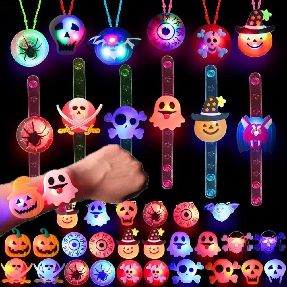 1-60PCS Glowing Halloween Brac - đánh giá và giá Cosplay Prop Filler