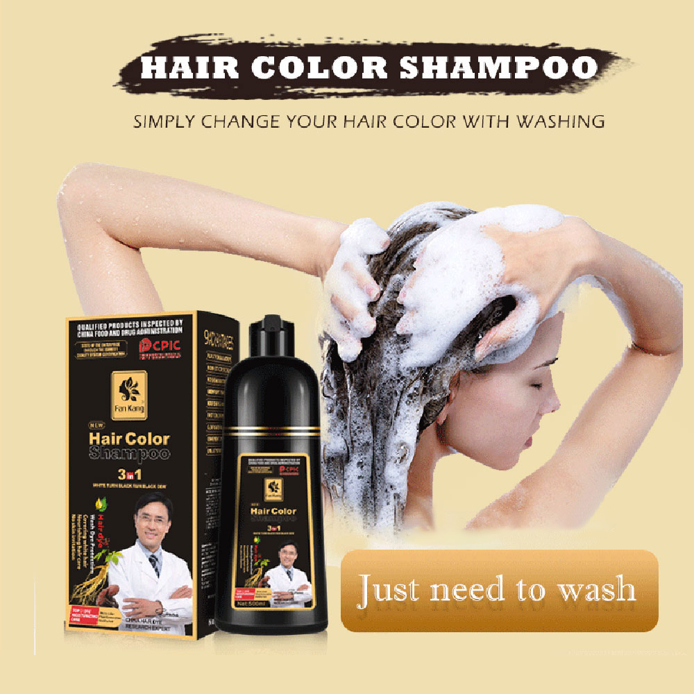 3 In 1 Instant Coloring Shampo - đánh giá và giá Hair Spray Color