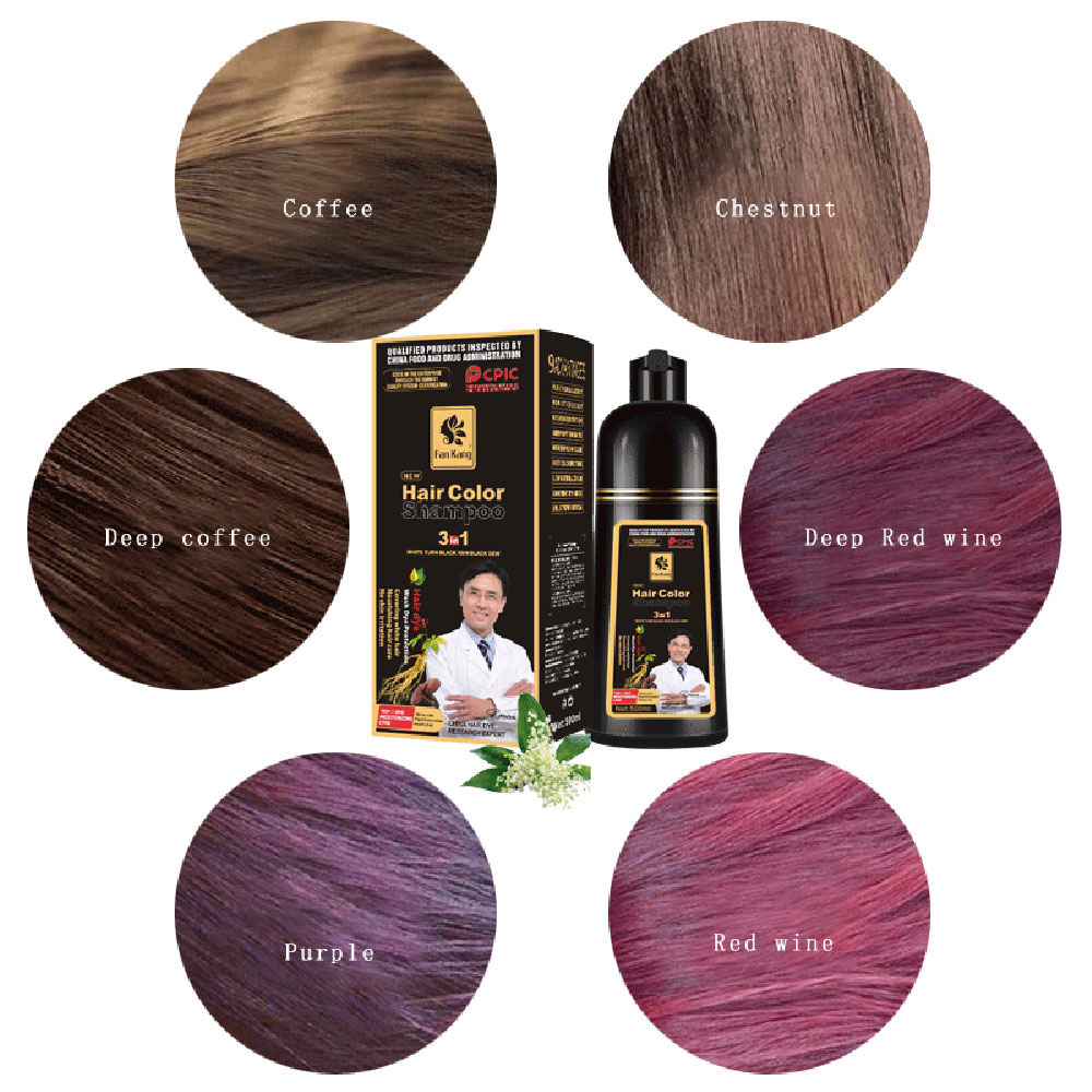 3 In 1 Instant Coloring Shampo - đánh giá và giá Hair Spray Color