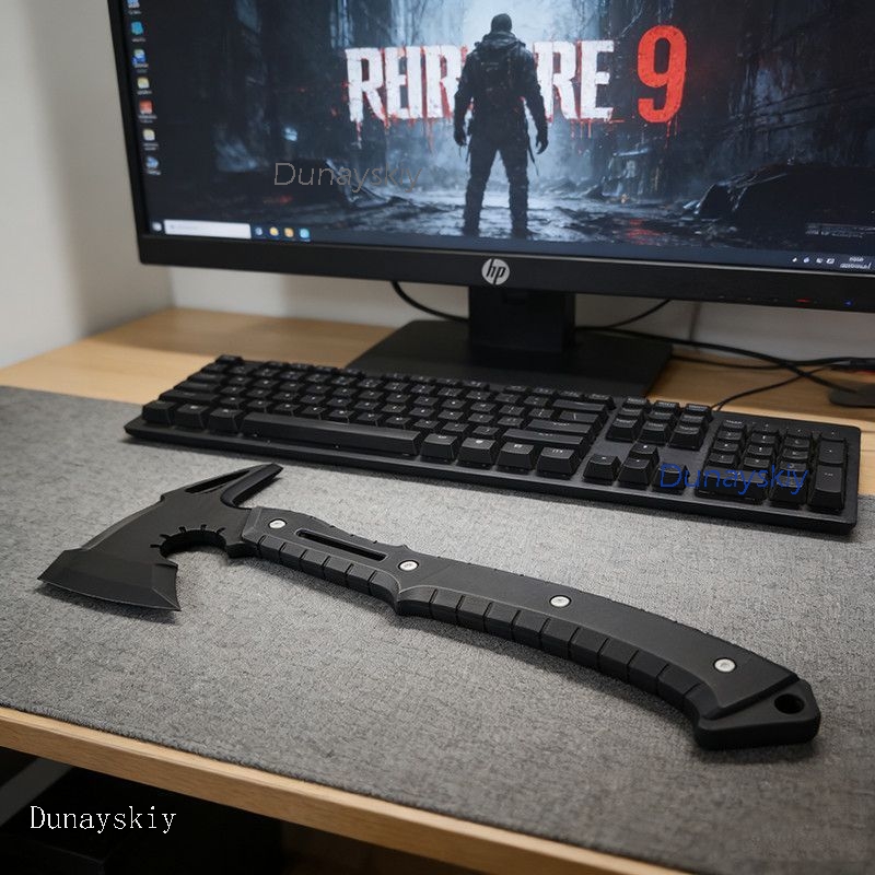 Re9 REQ Leon Cosplay Evil Requ - đánh giá và giá Cosplay Prop Axe